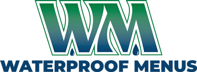 Waterproof Menus.com